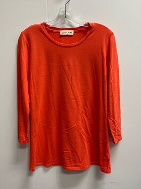 JOHNNY WAS CALMÉ BABOO BLEND WOMENS LONG SLEEVE BLOUSE SZ S